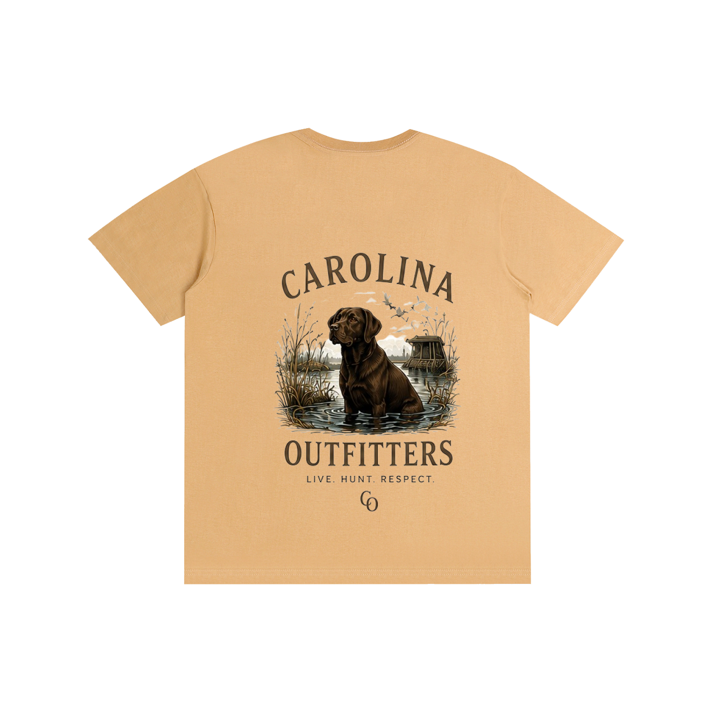 Mens Carolina Outfitters Chocolate Lab T-Shirt