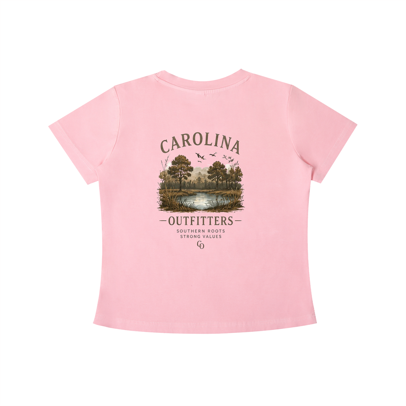 Womens Vintage Wash Carolina Outfitters Nature T-shirt