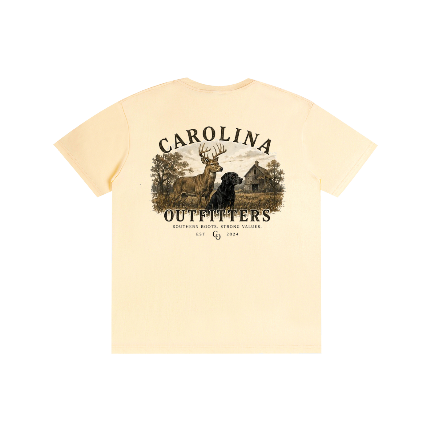Mens Carolina Outfitters Deer and Lab T-Shirt