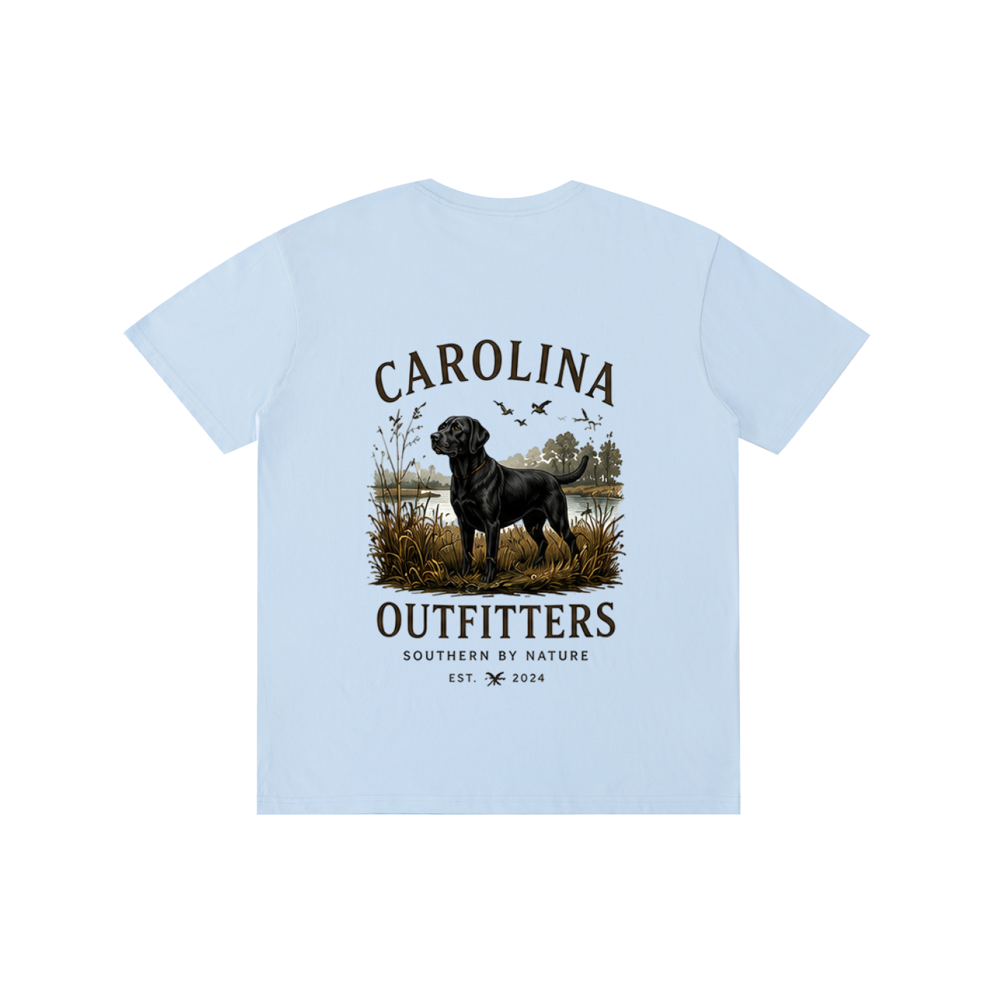 Mens Carolina Outfitters Black Lab T-Shirt