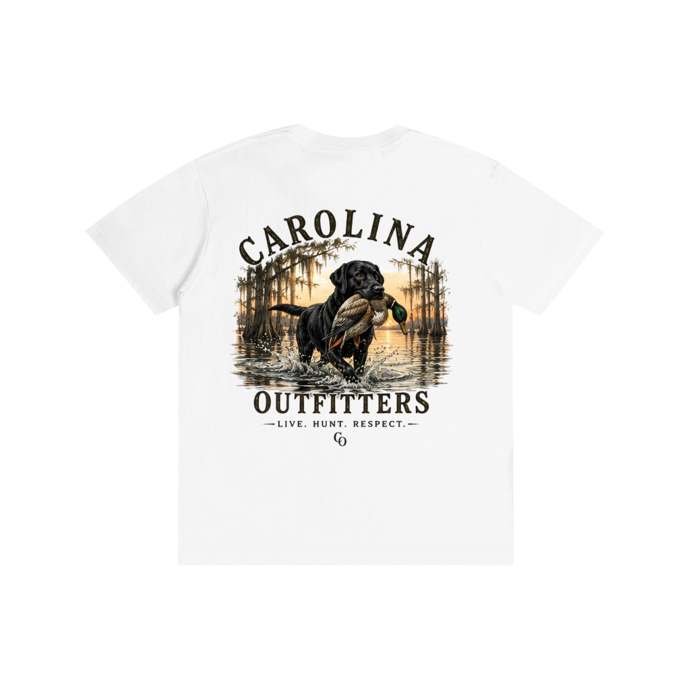 Mens Carolina Outfitters Black Lab T-Shirt