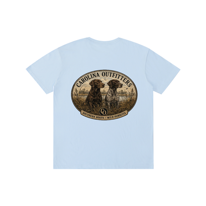 Mens Carolina Outfitters Two Dog Oval T-Shirt