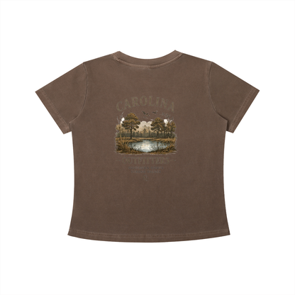 Womens Vintage Wash Carolina Outfitters Nature T-shirt