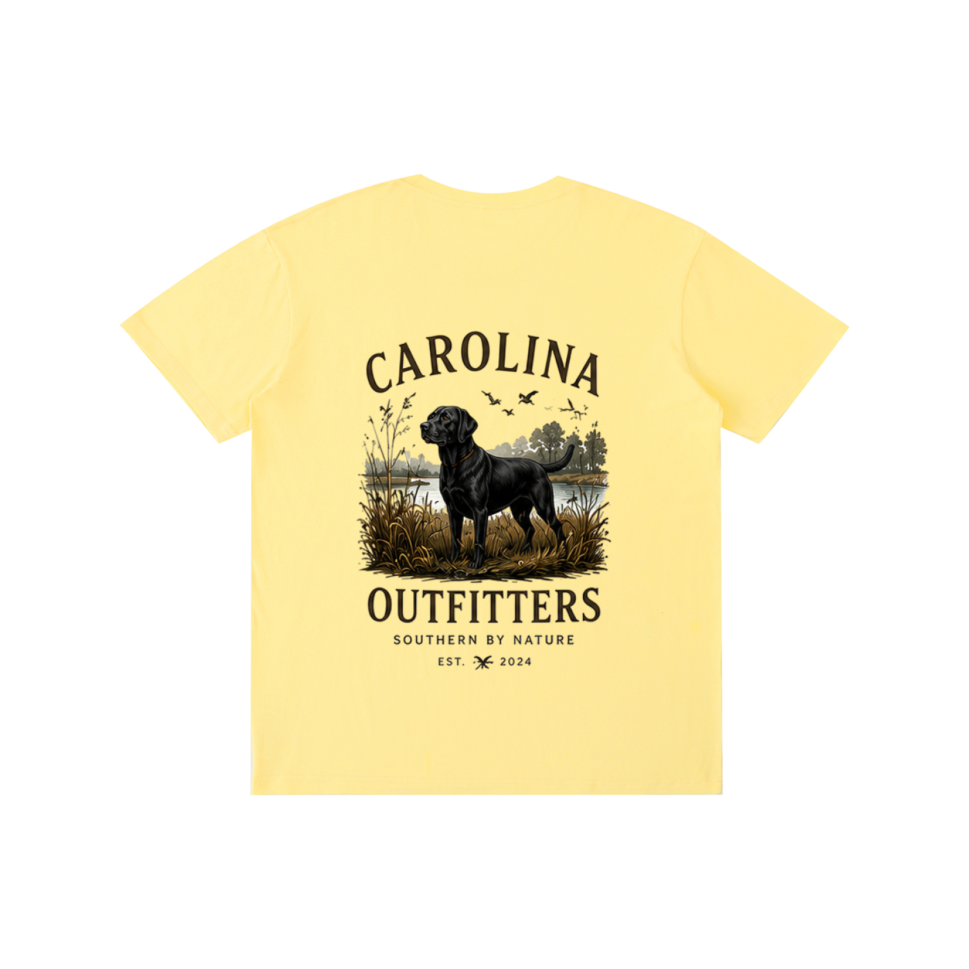 Mens Carolina Outfitters Black Lab T-Shirt