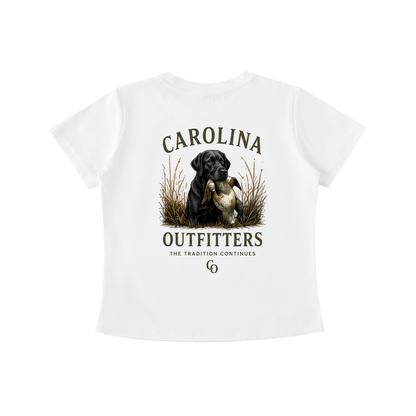 Womens Vintage Wash Carolina Outfitters Black Lab T-shirt
