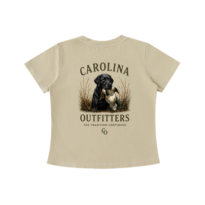 Womens Vintage Wash Carolina Outfitters Black Lab T-shirt