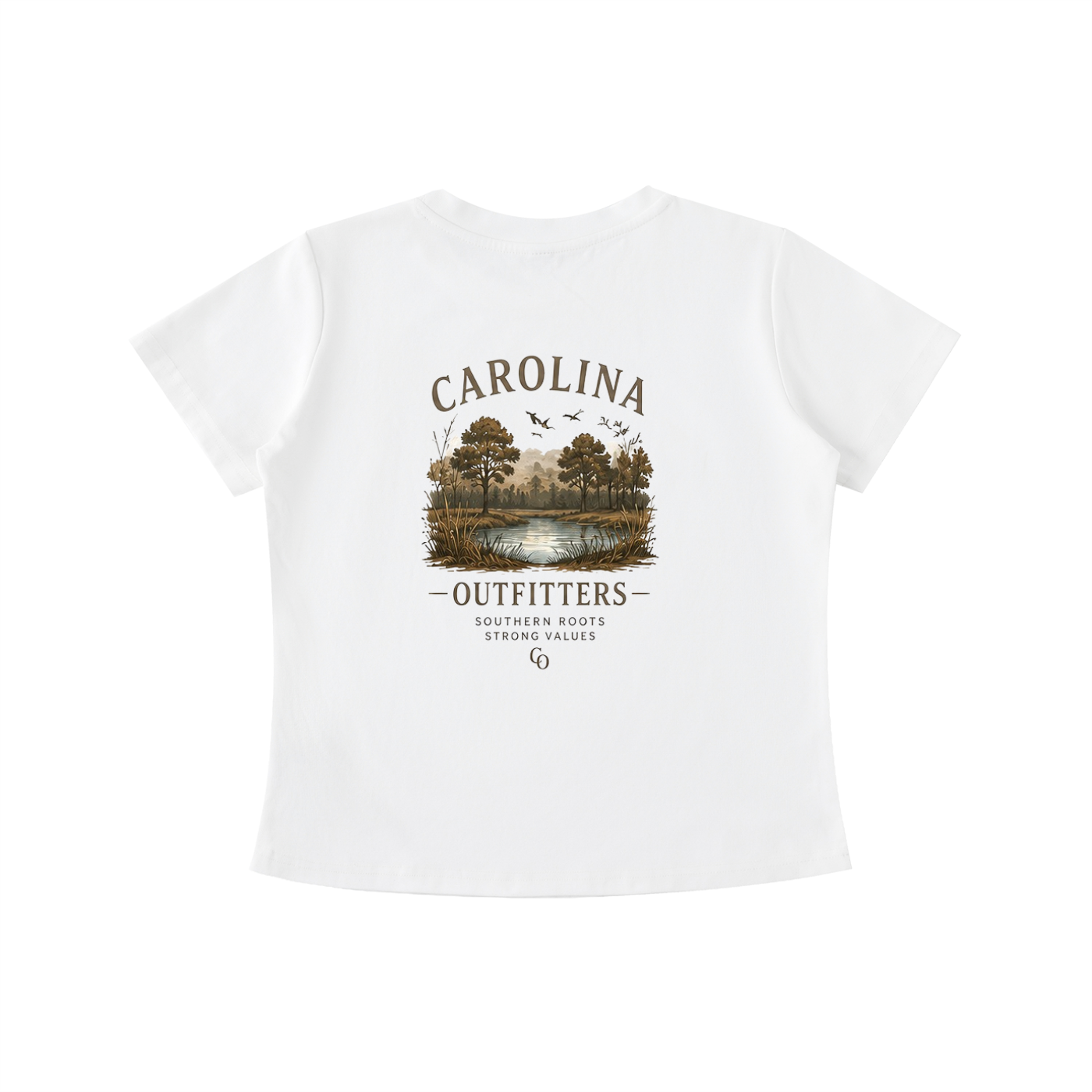 Womens Vintage Wash Carolina Outfitters Nature T-shirt