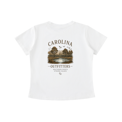 Womens Vintage Wash Carolina Outfitters Nature T-shirt
