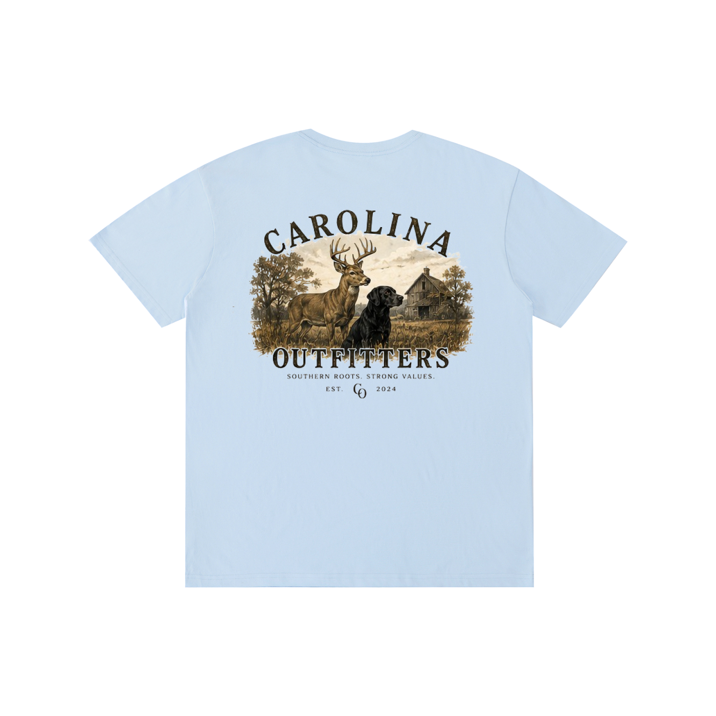 Mens Carolina Outfitters Deer and Lab T-Shirt