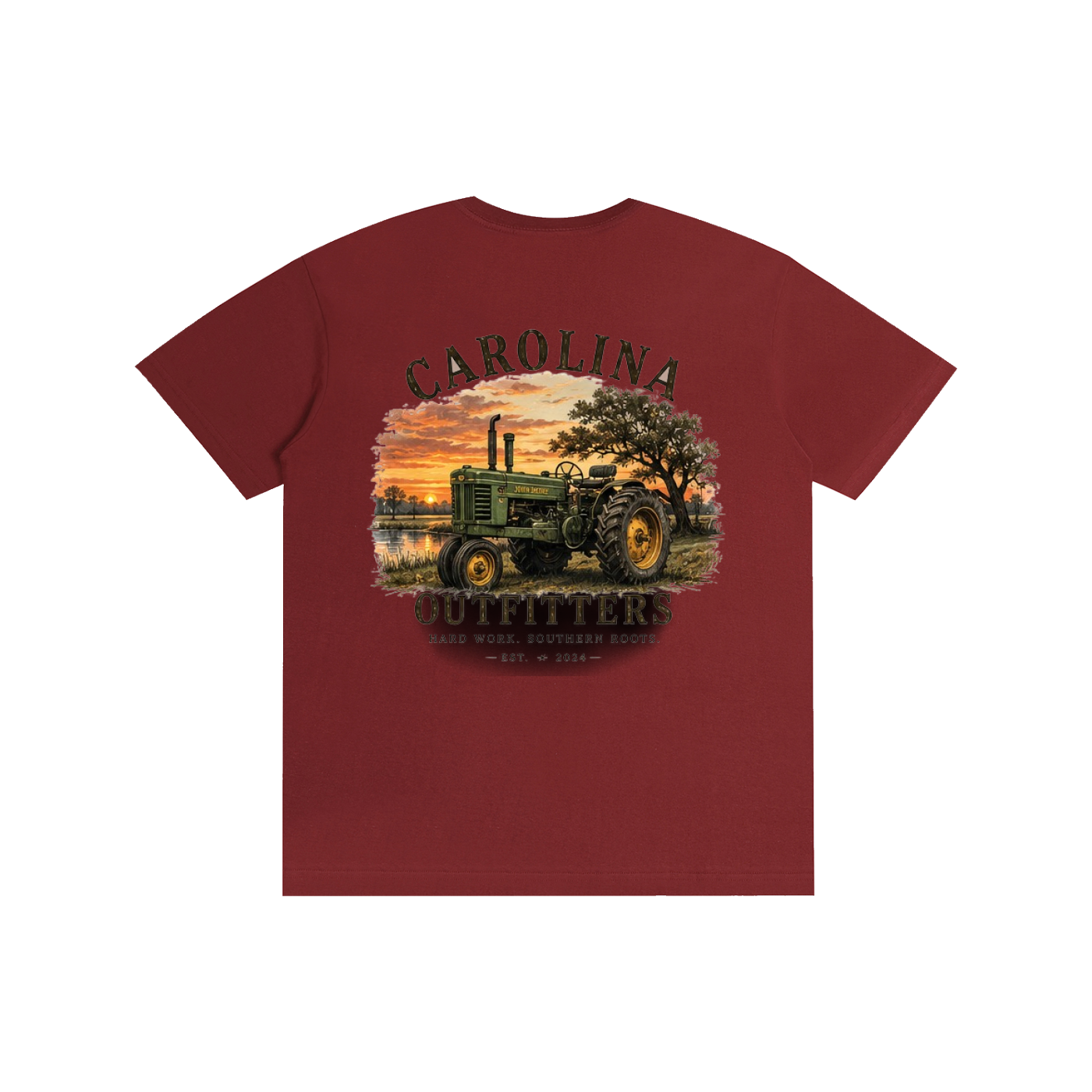 Mens Carolina Outfitters Tractor T-Shirt