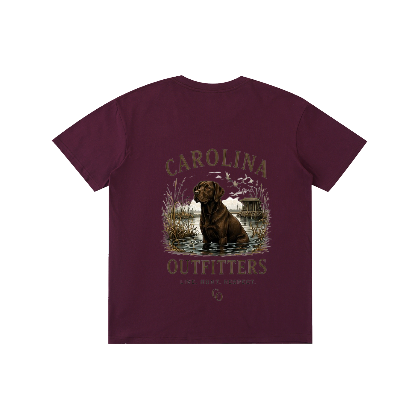 Mens Carolina Outfitters Chocolate Lab T-Shirt