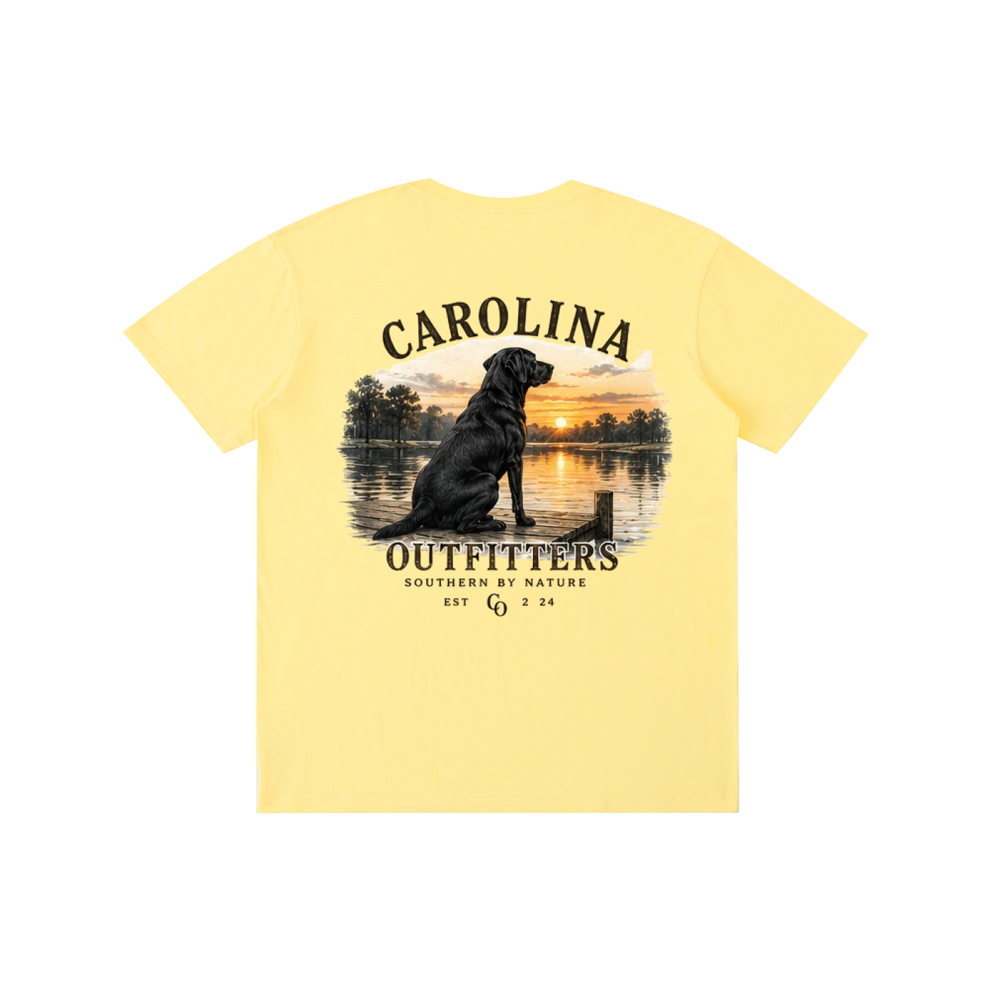 Mens Carolina Outfitters Black Lab T-Shirt