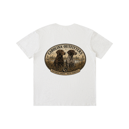 Mens Carolina Outfitters Two Dog Oval T-Shirt