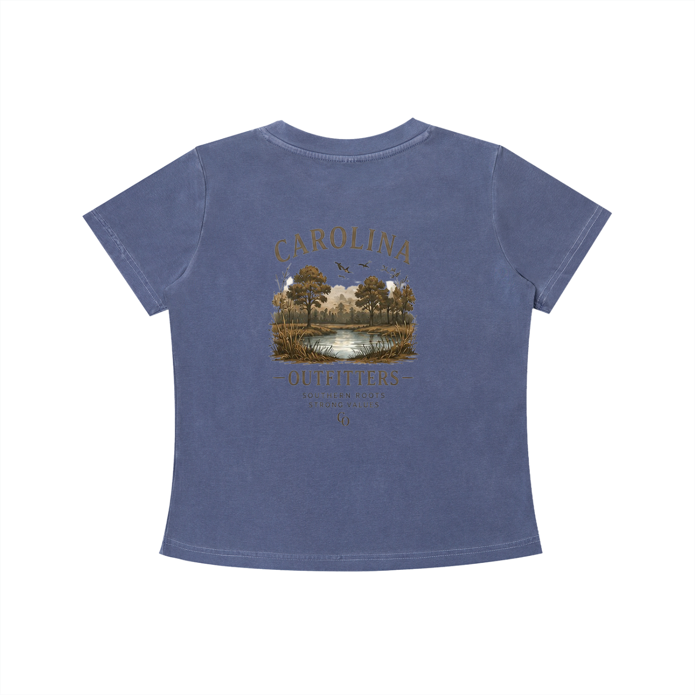 Womens Vintage Wash Carolina Outfitters Nature T-shirt