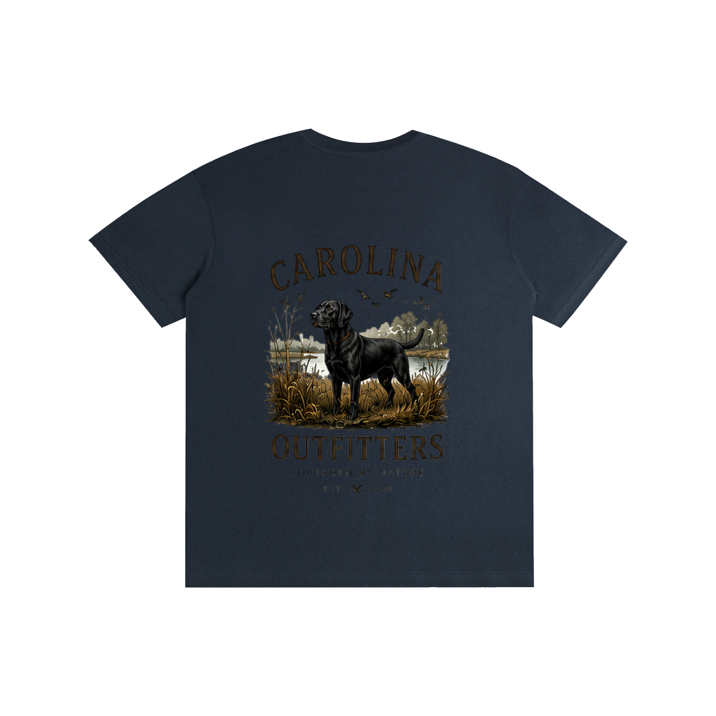 Mens Carolina Outfitters Black Lab T-Shirt