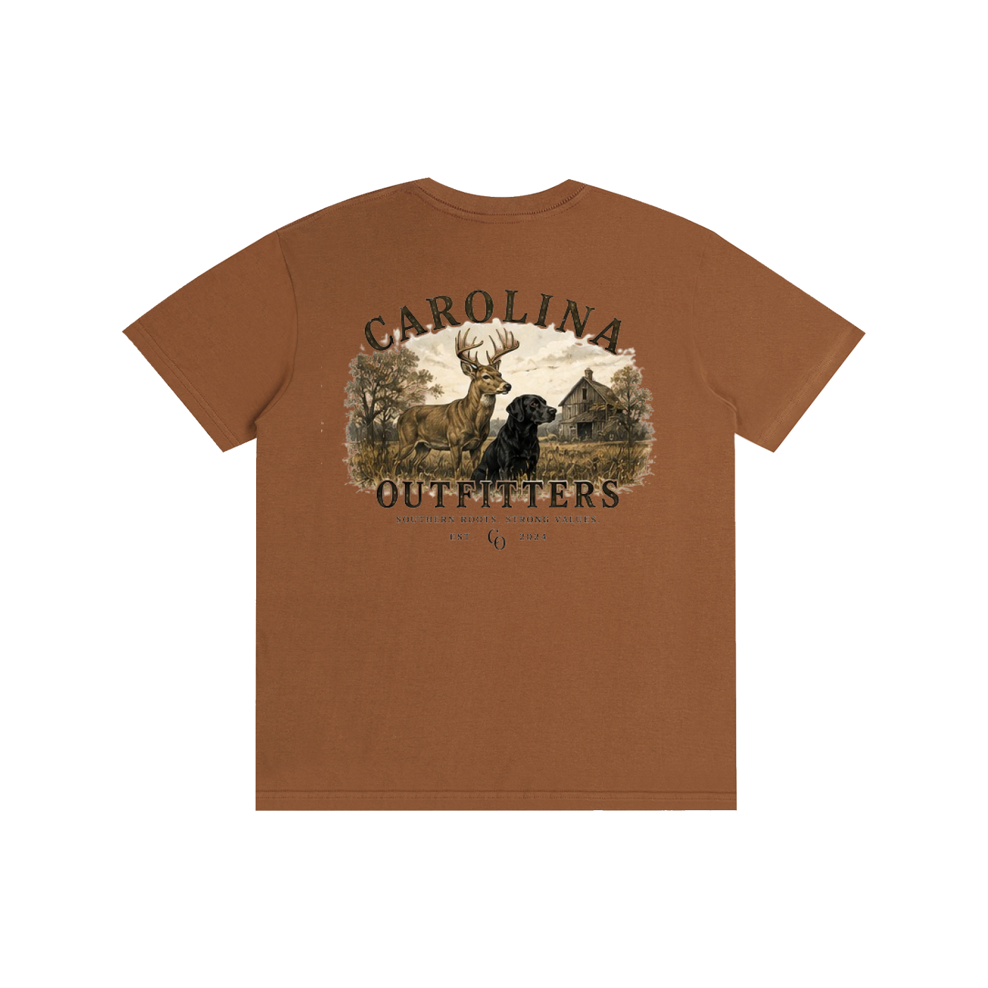 Mens Carolina Outfitters Deer and Lab T-Shirt