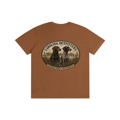 Mens Carolina Outfitters Two Dog Oval T-Shirt