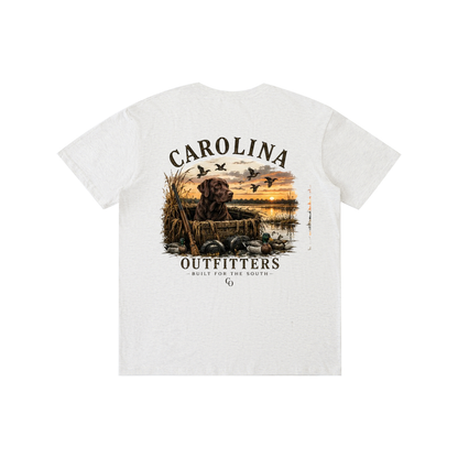 Mens Carolina Outfitters Black Lab Duck Blind T-Shirt
