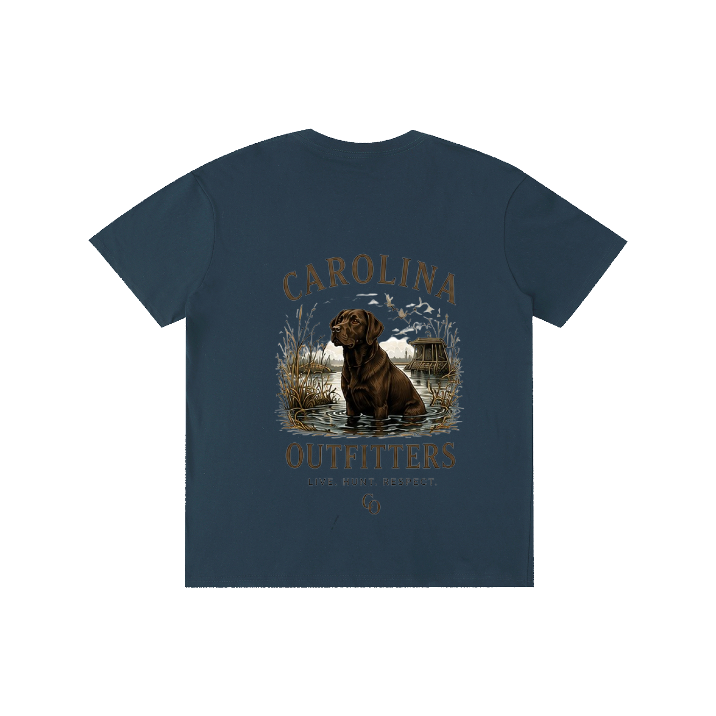 Mens Carolina Outfitters Chocolate Lab T-Shirt