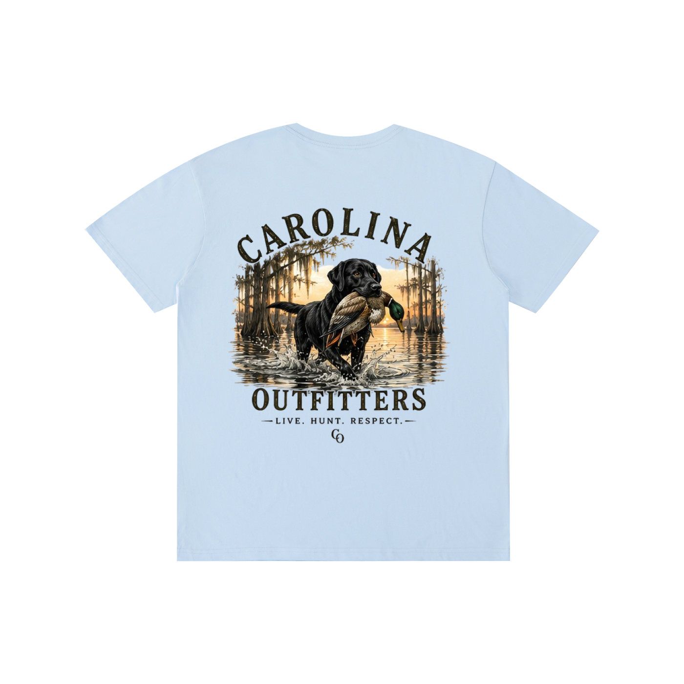 Mens Carolina Outfitters Black Lab T-Shirt