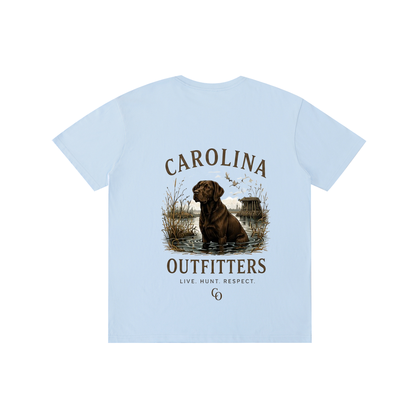 Mens Carolina Outfitters Chocolate Lab T-Shirt