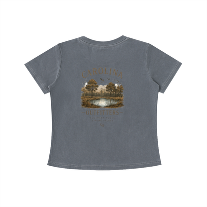 Womens Vintage Wash Carolina Outfitters Nature T-shirt