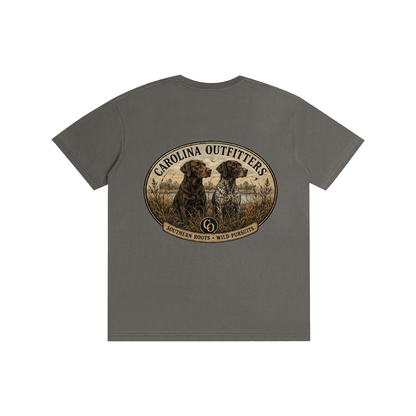 Mens Carolina Outfitters Two Dog Oval T-Shirt