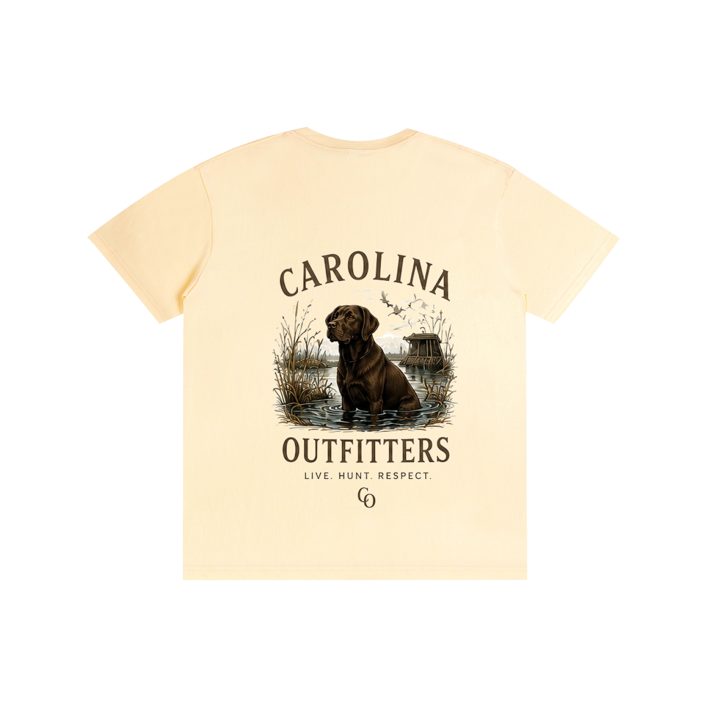 Mens Carolina Outfitters Chocolate Lab T-Shirt