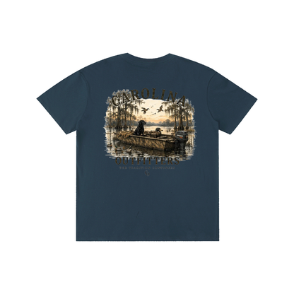 Mens Carolina Outfitters Dog and Boat T-Shirt