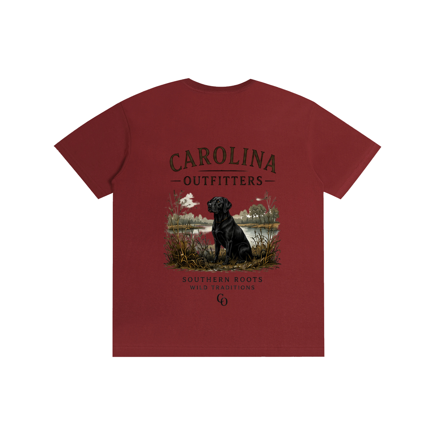 Mens Carolina Outfitters Black Lab T-Shirt