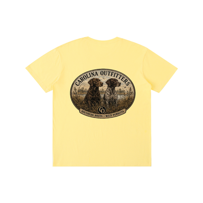 Mens Carolina Outfitters Two Dog Oval T-Shirt