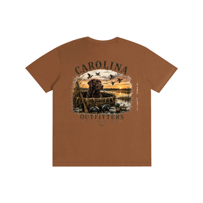 Mens Carolina Outfitters Black Lab Duck Blind T-Shirt