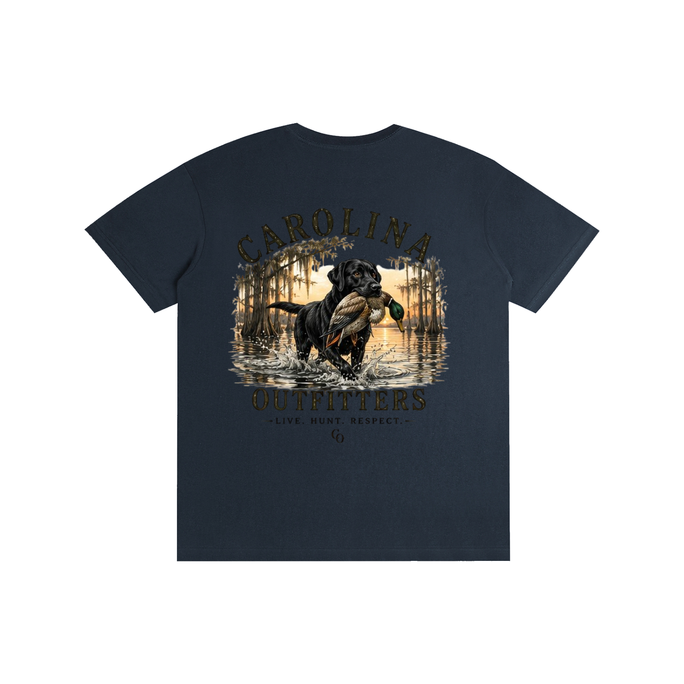 Mens Carolina Outfitters Black Lab T-Shirt