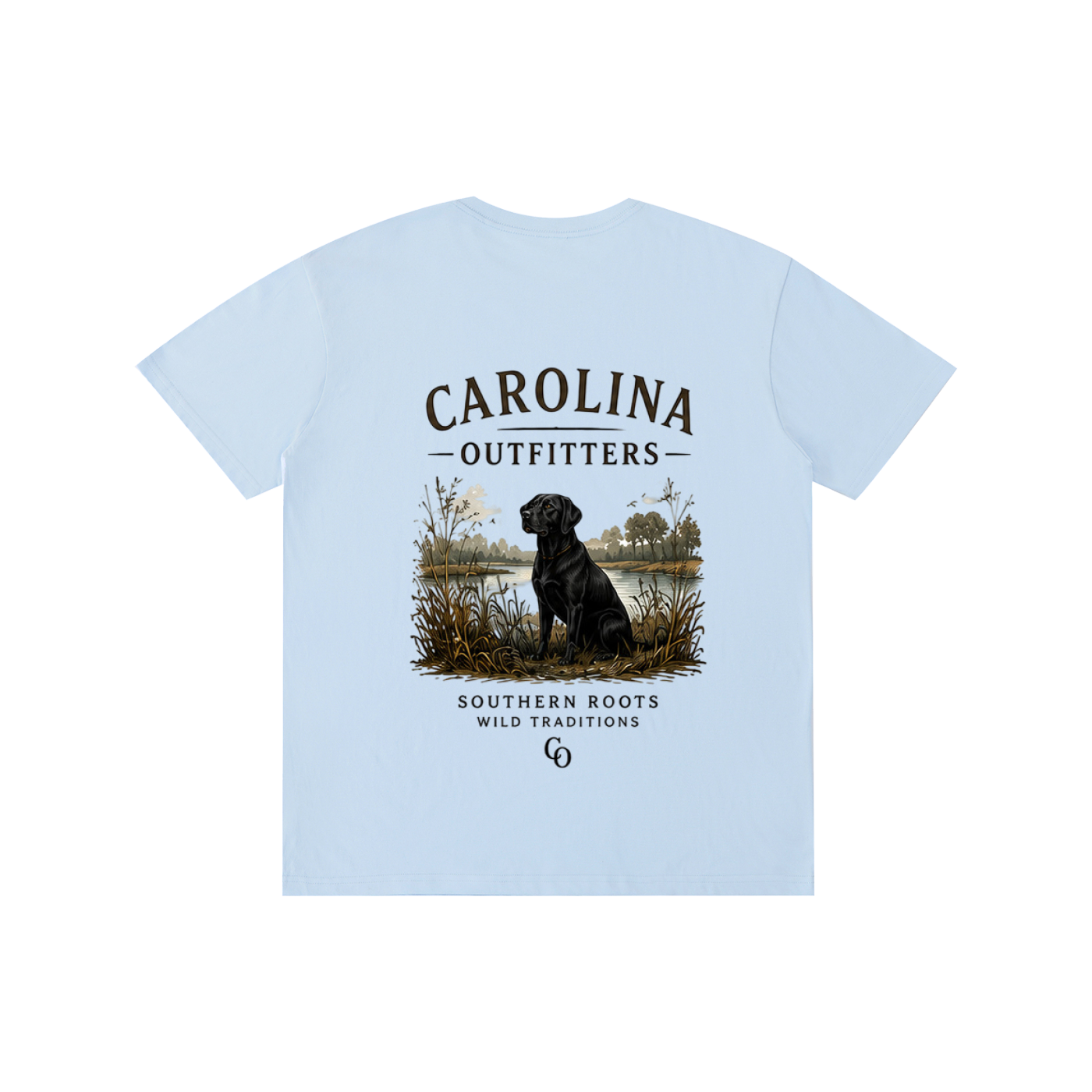 Mens Carolina Outfitters Black Lab T-Shirt