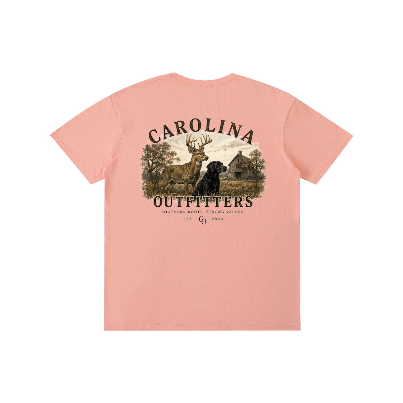 Mens Carolina Outfitters Deer and Lab T-Shirt