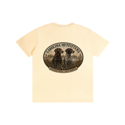Mens Carolina Outfitters Two Dog Oval T-Shirt