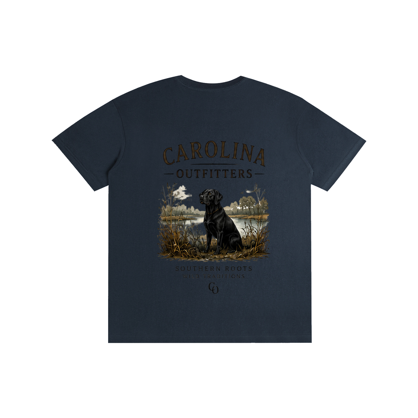 Mens Carolina Outfitters Black Lab T-Shirt