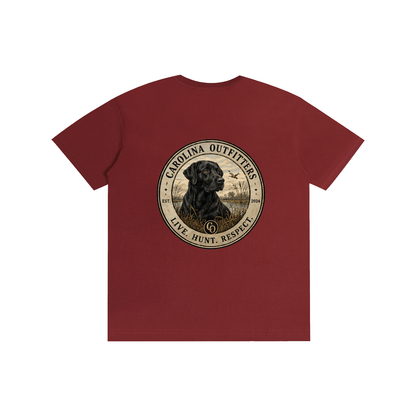 Mens Carolina Outfitters Black Lab Oval T-Shirt