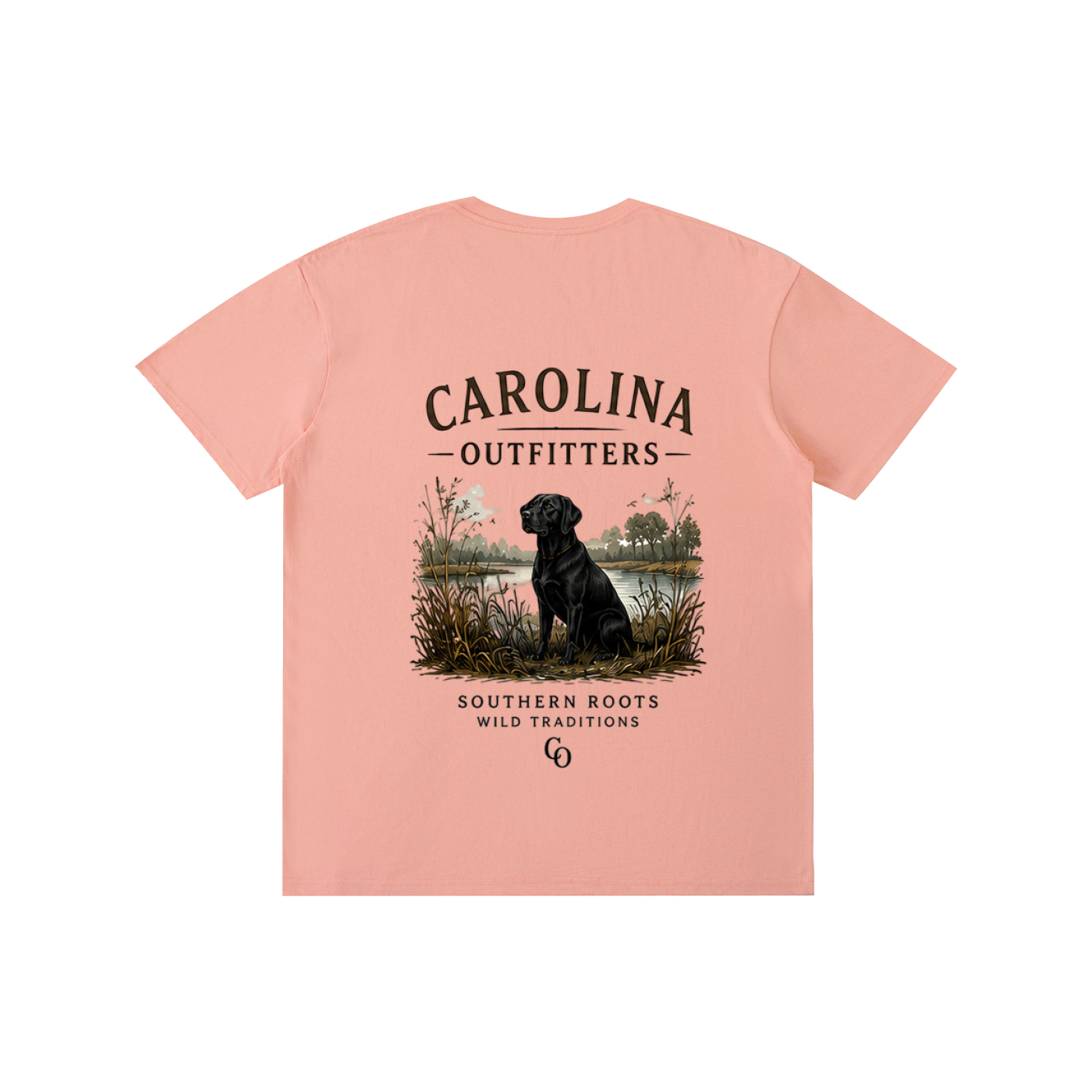 Mens Carolina Outfitters Black Lab T-Shirt