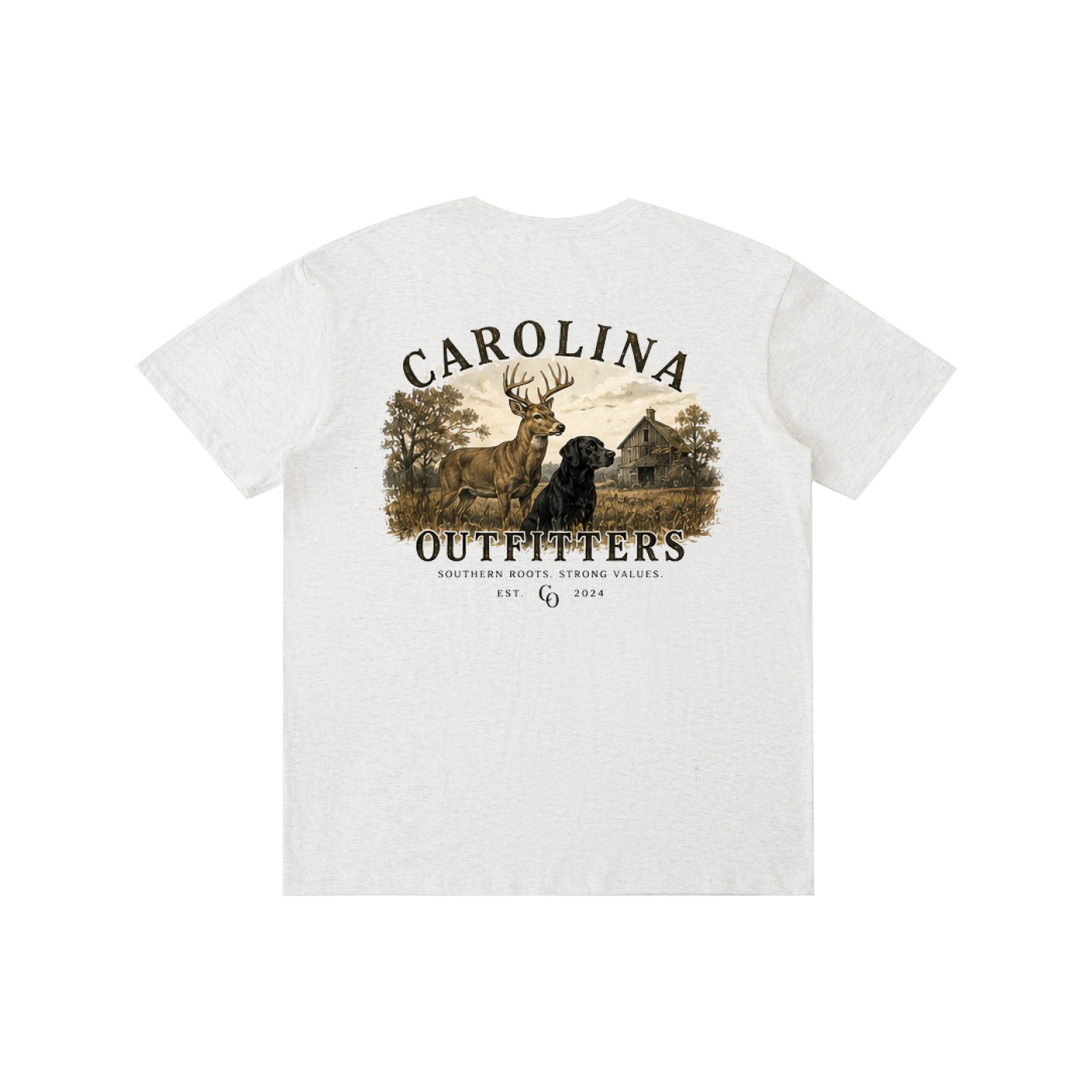 Mens Carolina Outfitters Deer and Lab T-Shirt