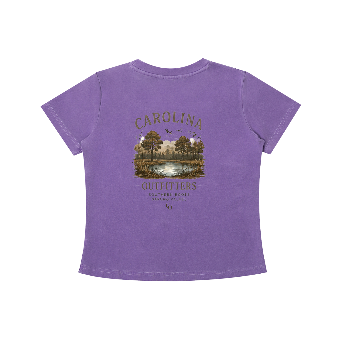 Womens Vintage Wash Carolina Outfitters Nature T-shirt