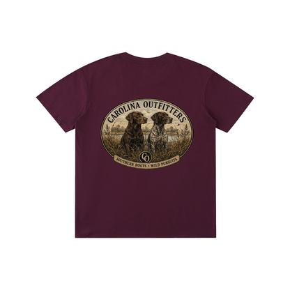 Mens Carolina Outfitters Two Dog Oval T-Shirt