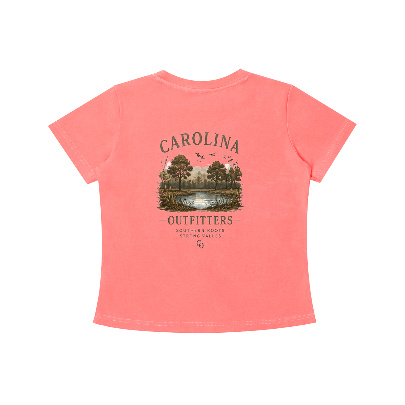 Womens Vintage Wash Carolina Outfitters Nature T-shirt