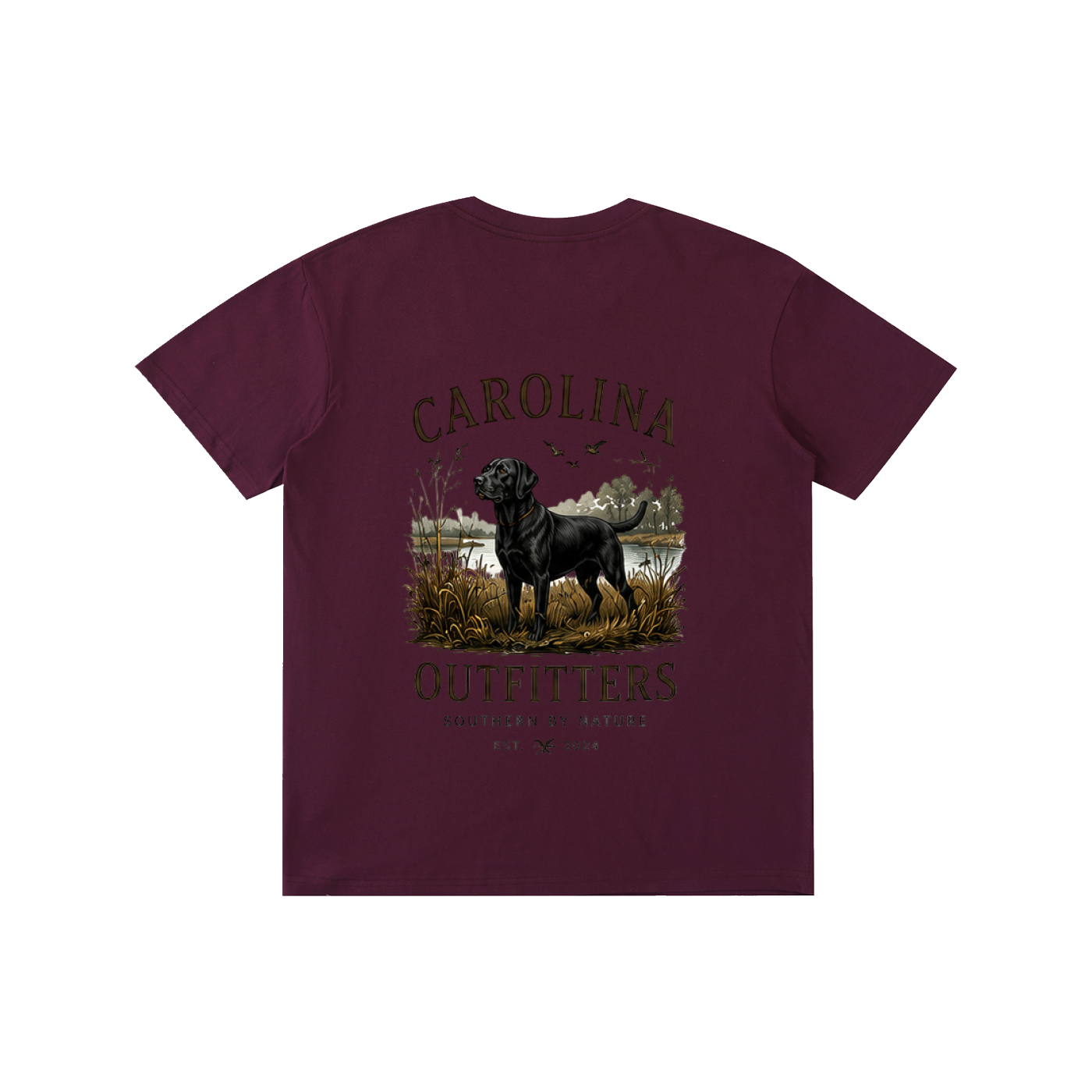 Mens Carolina Outfitters Black Lab T-Shirt