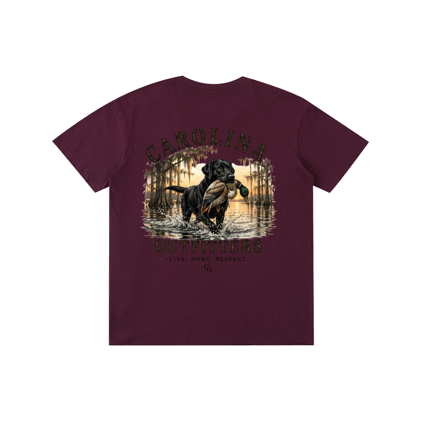 Mens Carolina Outfitters Black Lab T-Shirt