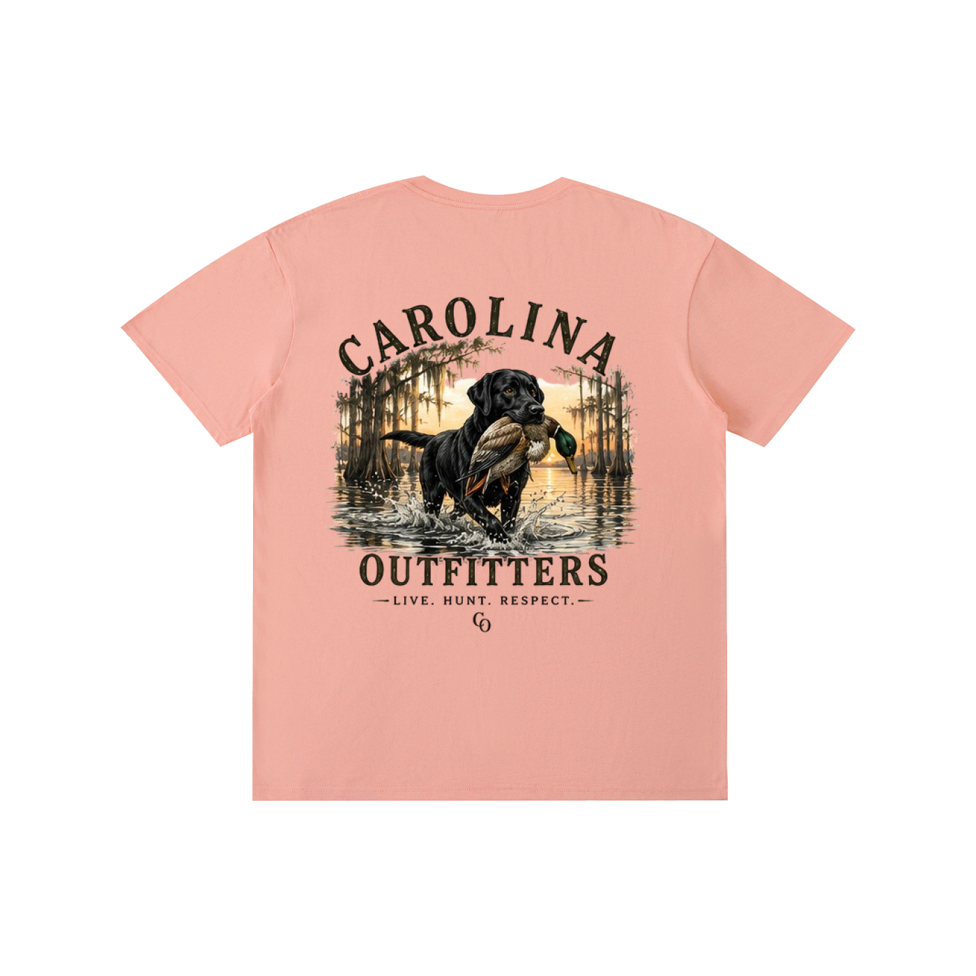 Mens Carolina Outfitters Black Lab T-Shirt