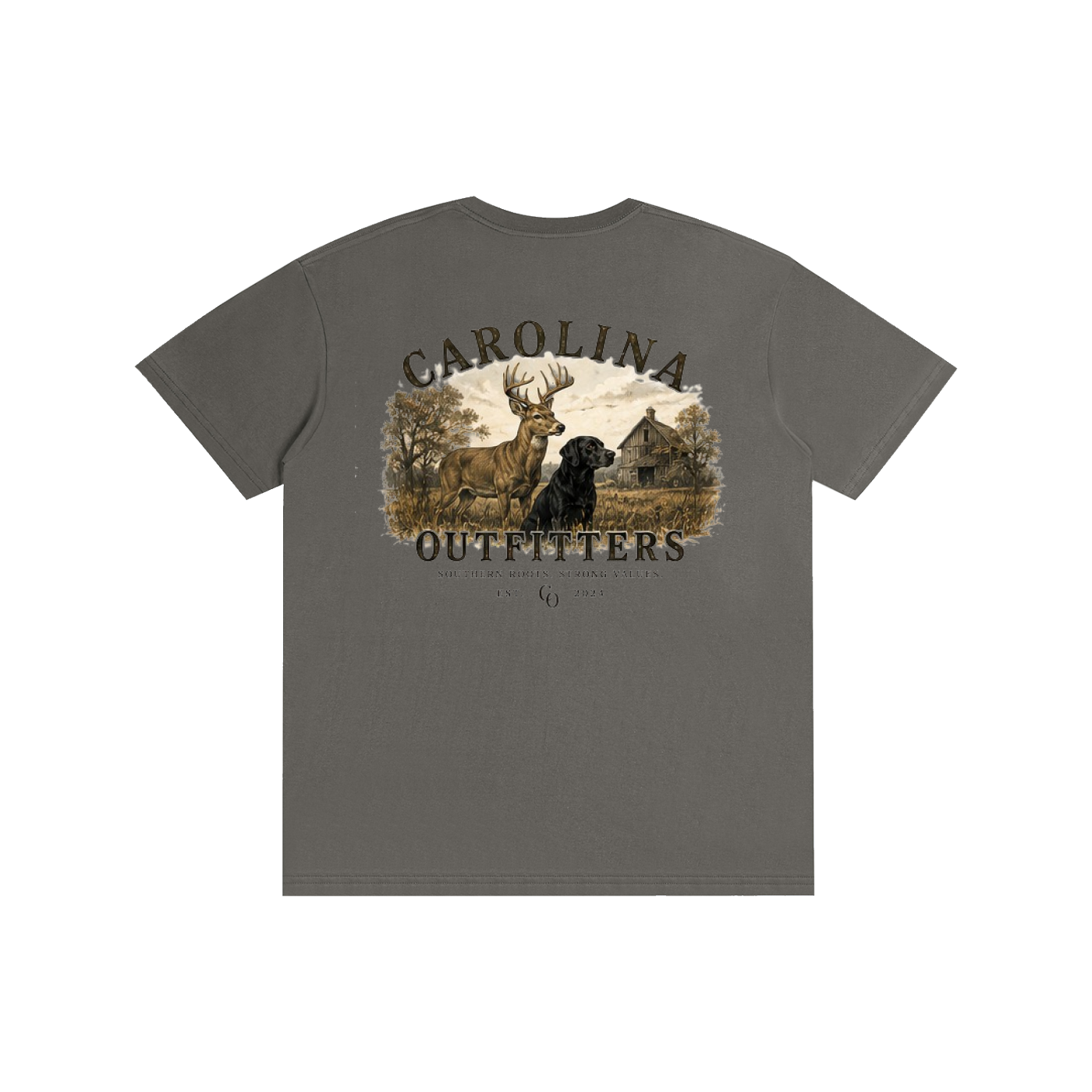 Mens Carolina Outfitters Deer and Lab T-Shirt