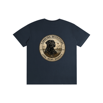 Mens Carolina Outfitters Black Lab Oval T-Shirt
