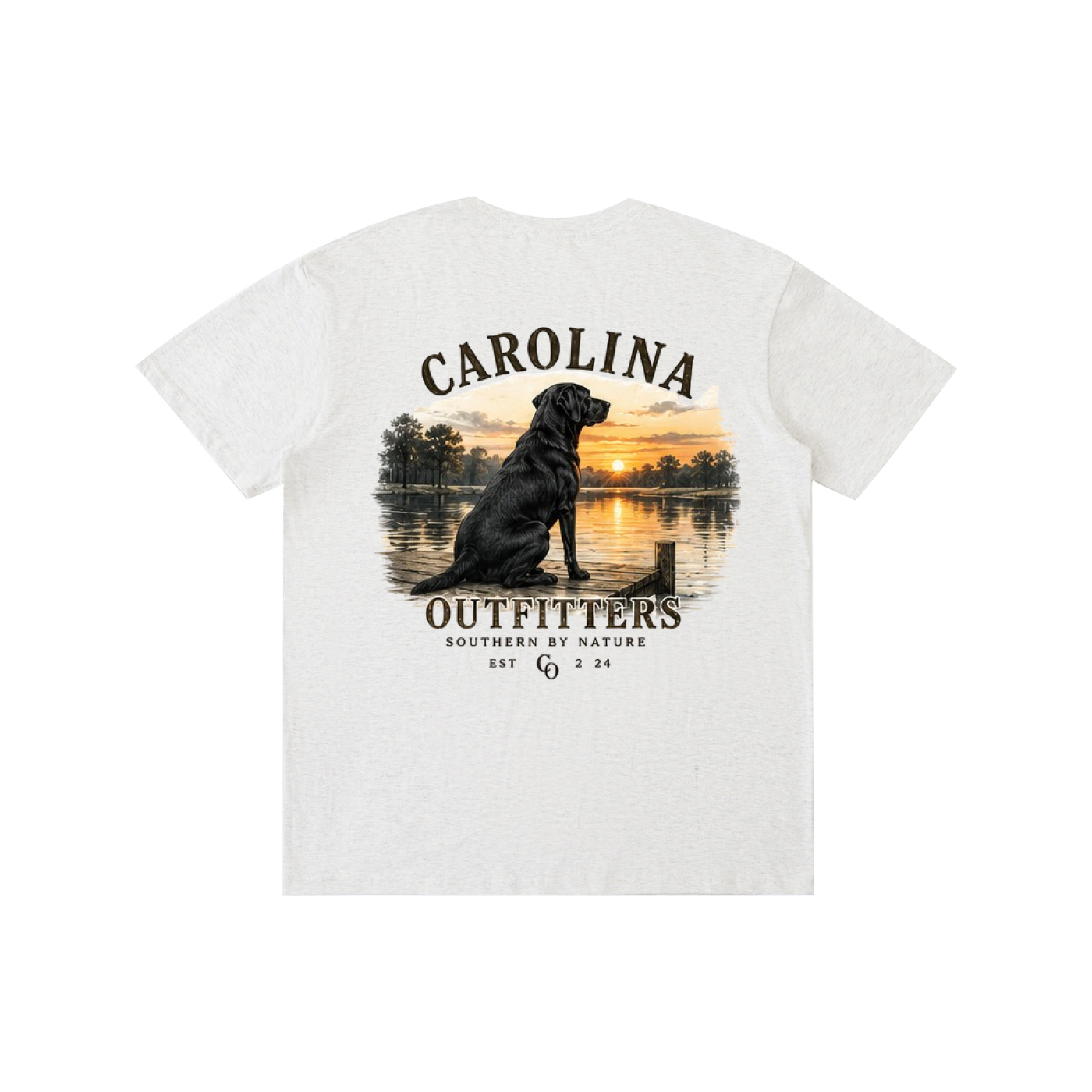 Mens Carolina Outfitters Black Lab T-Shirt