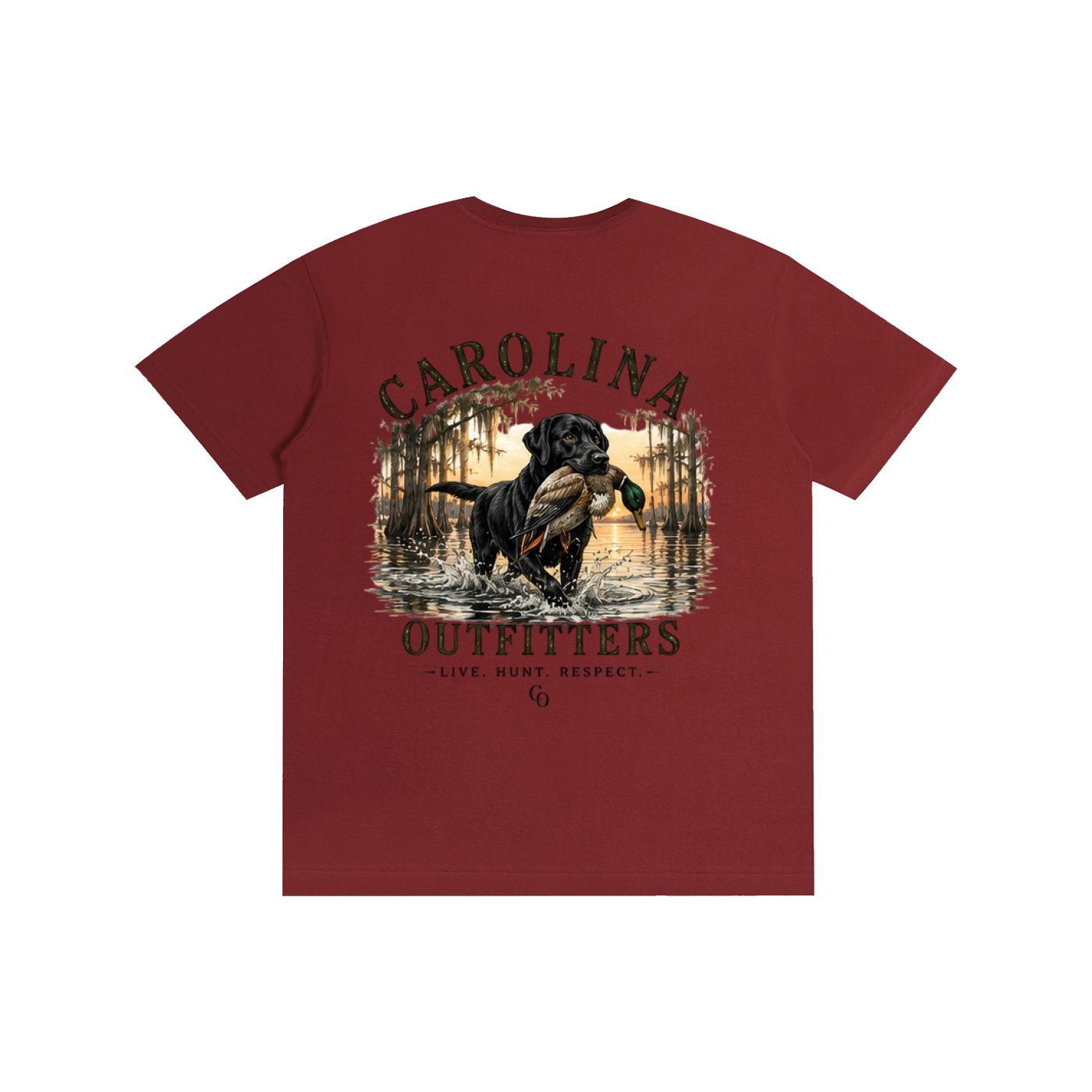 Mens Carolina Outfitters Black Lab T-Shirt